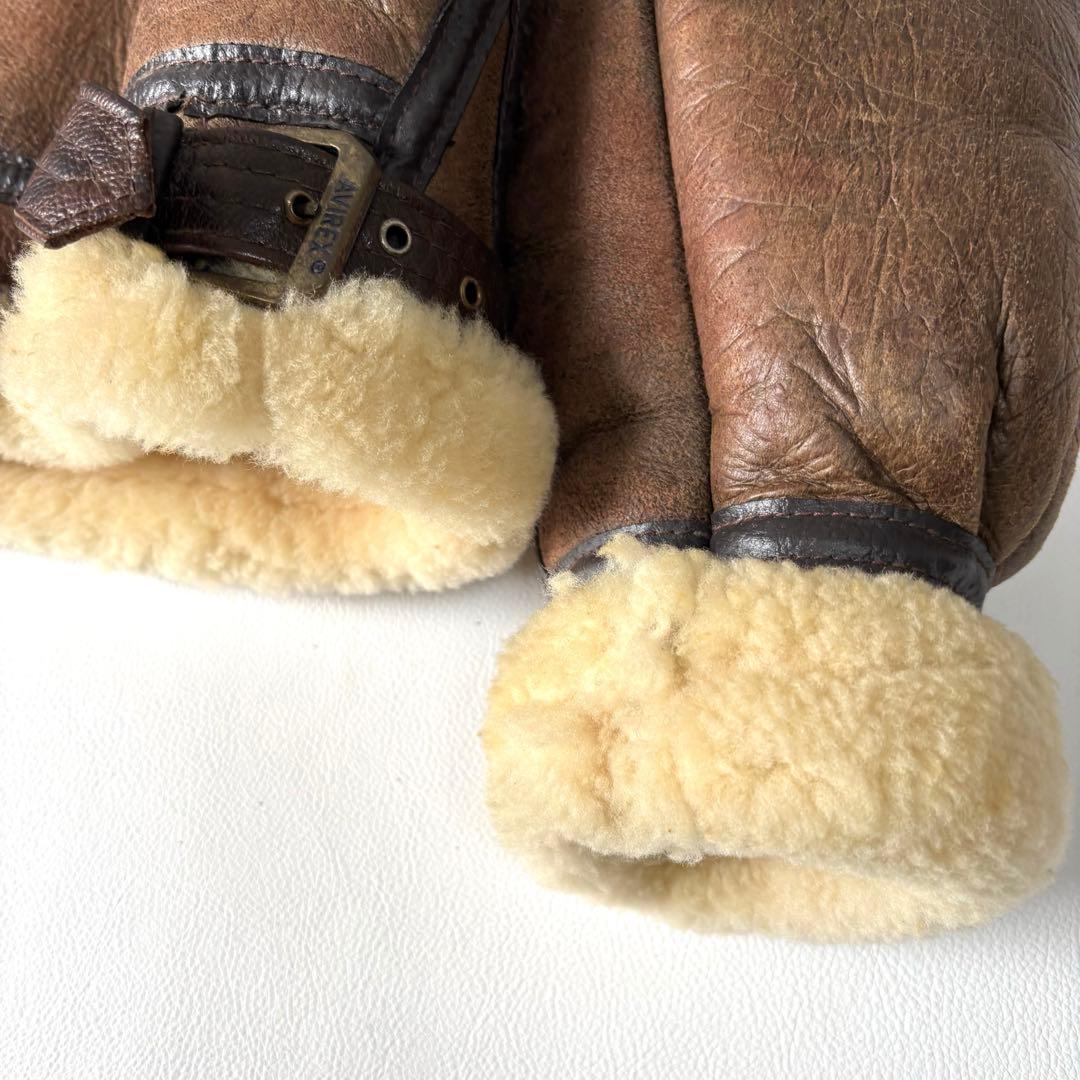 【USA製】アヴィレックス B3 フライトジャケット ムートン AC17755