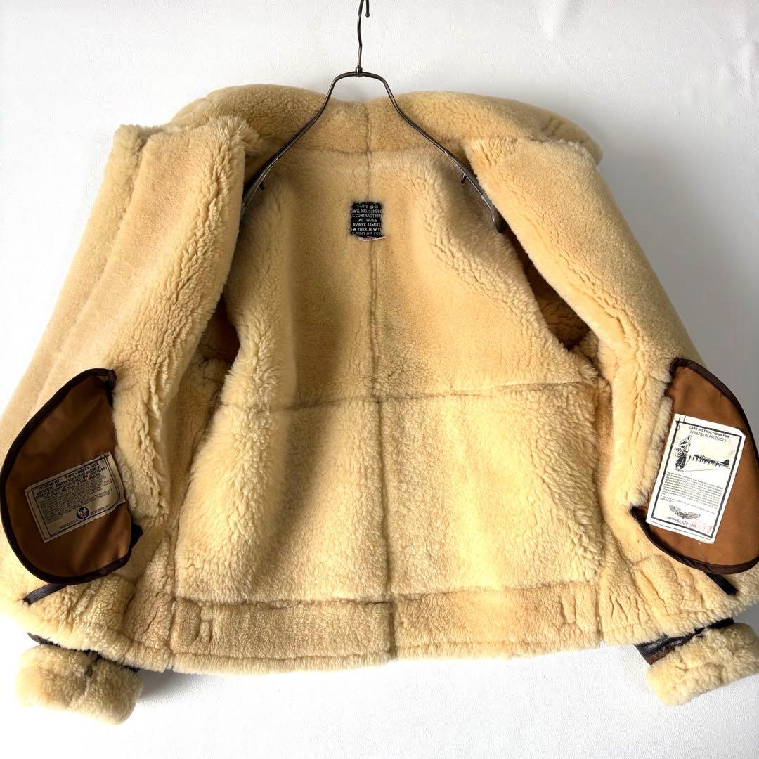 【USA製】アヴィレックス B3 フライトジャケット ムートン AC17755