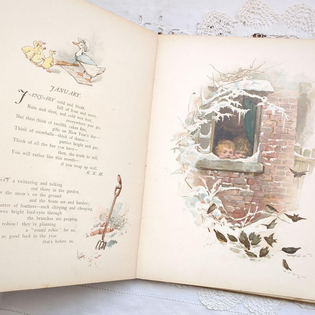 超稀少1890ハリエットベネット絵本 児童書 洋書 ヴィクトリアン アンティーク