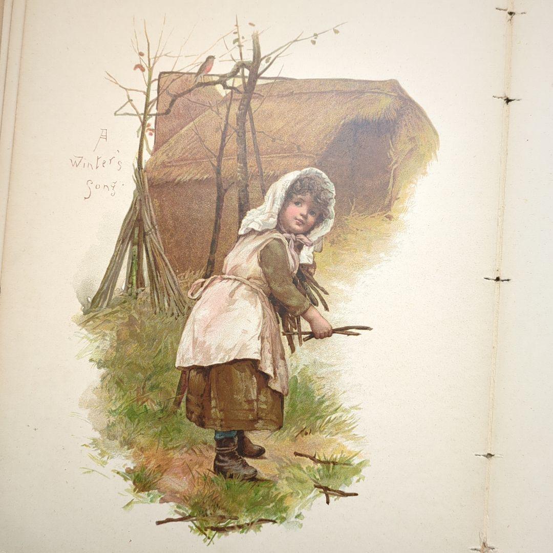 超稀少1890ハリエットベネット絵本 児童書 洋書 ヴィクトリアン アンティーク