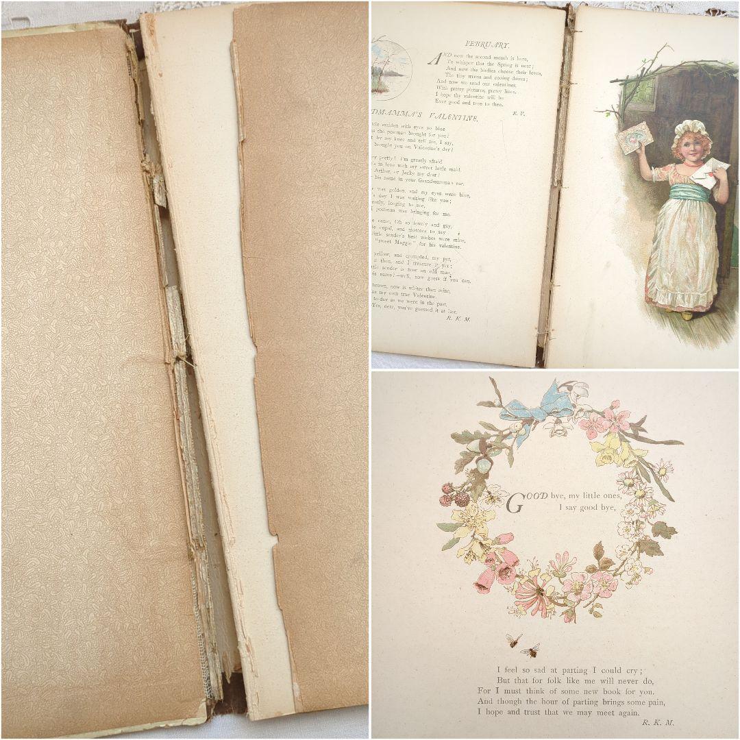 超稀少1890ハリエットベネット絵本 児童書 洋書 ヴィクトリアン アンティーク