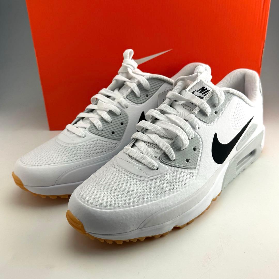 26cm ナイキ エアマックス90 G \"ホワイト/ブラック\" ゴルフシューズ