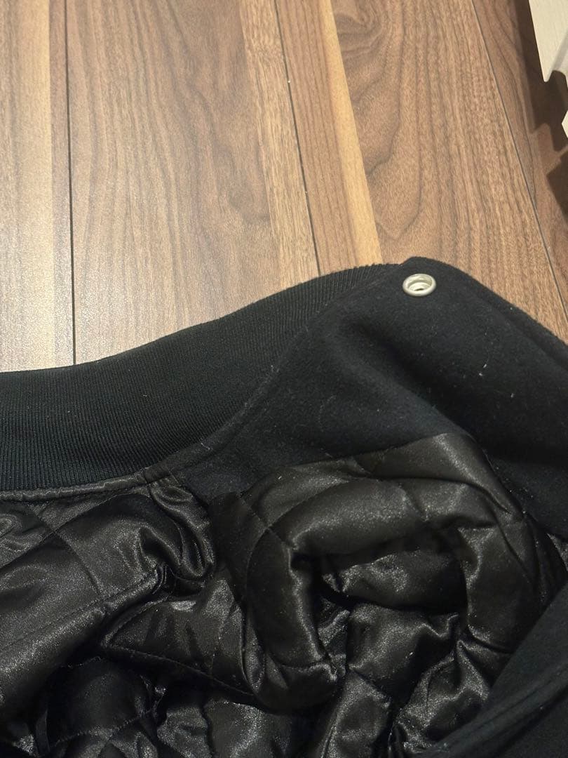 ウェア STUSSY SPORT MELTON VARSITY JACKET