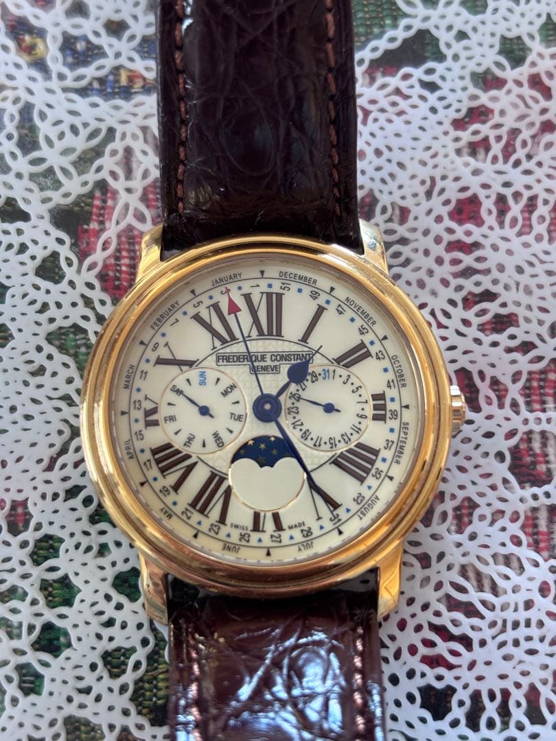 フレデリック・コンスタント ムーンフェス　月齢表示腕時計