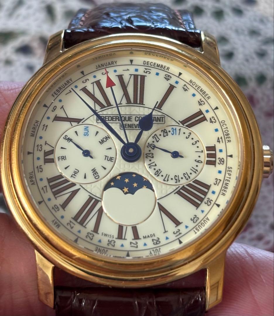 フレデリック・コンスタント ムーンフェス　月齢表示腕時計