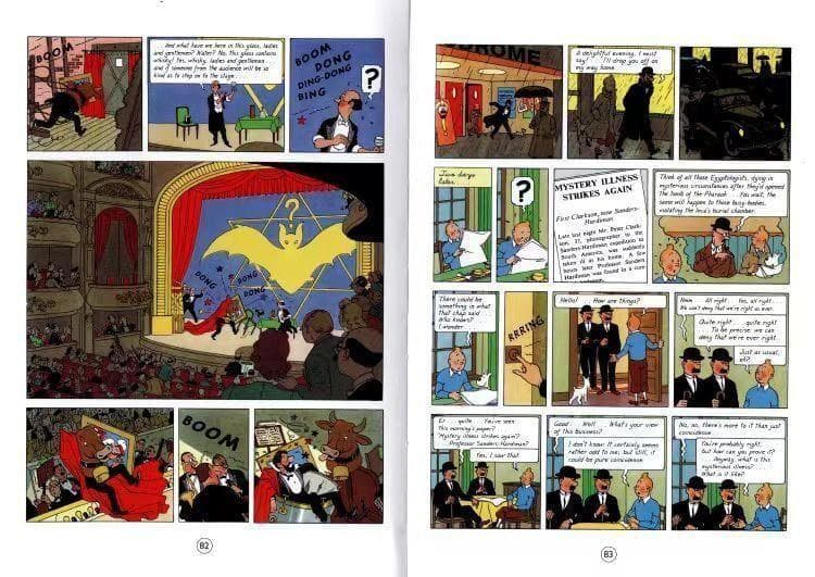 タンタンの冒険 The adventures of TinTin 洋書 8冊