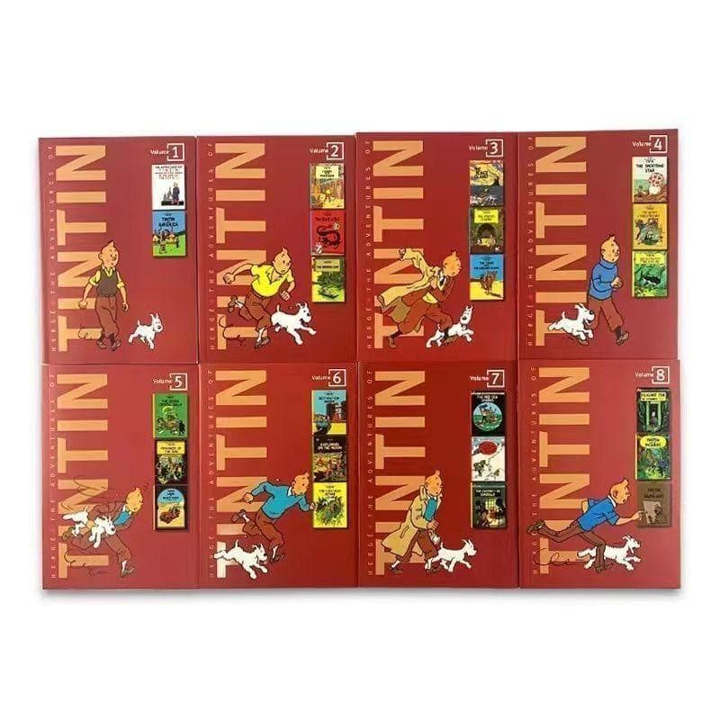 タンタンの冒険 The adventures of TinTin 洋書 8冊