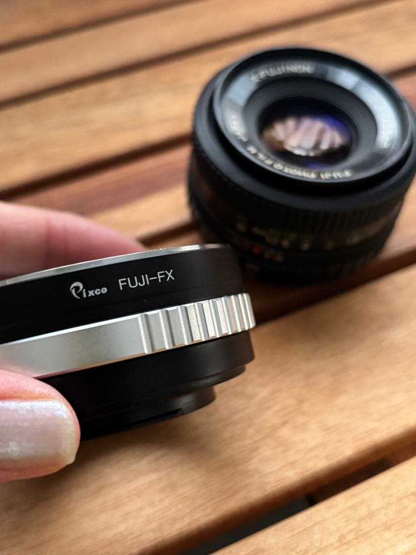 週末SALE★FXアダプター付美品★X-Fujinon55mm f2.2★作例有