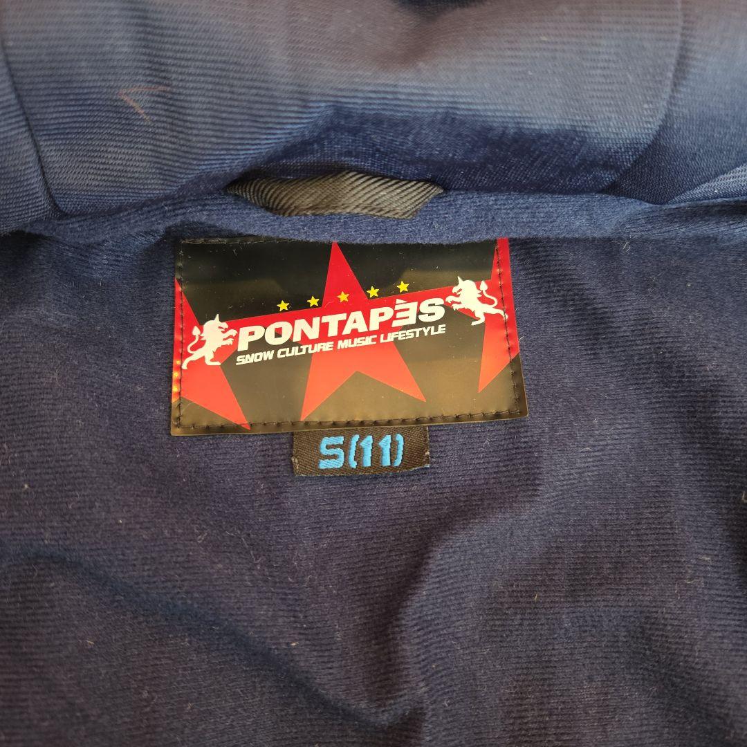 PONTAPES スノボウェア つなぎ ユニセックスS(11) 黒 グローブ付