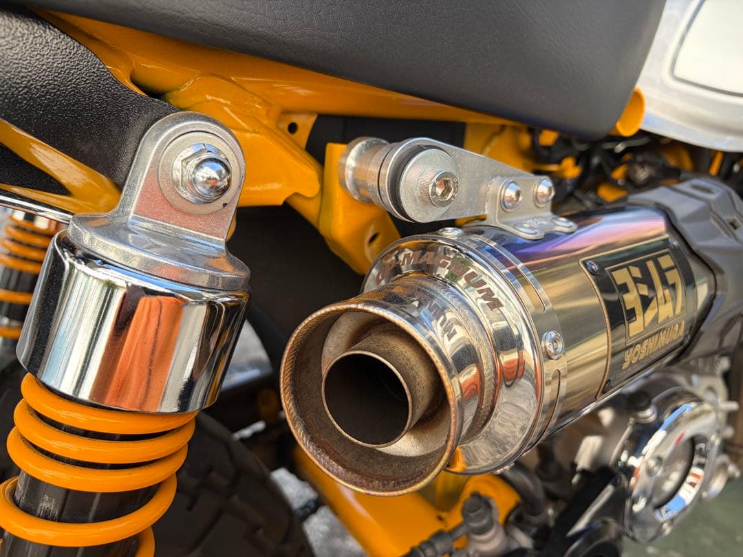 モンキー125ヨシムラ機械曲サイクロン