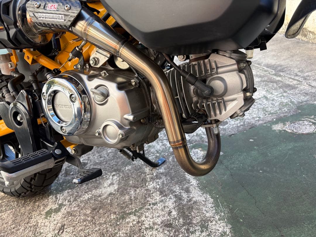 モンキー125ヨシムラ機械曲サイクロン