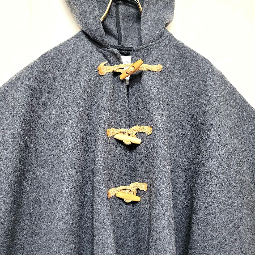 【美品】FIDELITY MADE IN USA ウール ポンチョ アメリカ製