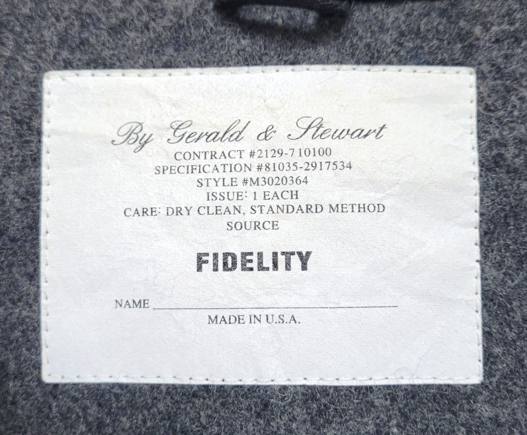 【美品】FIDELITY MADE IN USA ウール ポンチョ アメリカ製