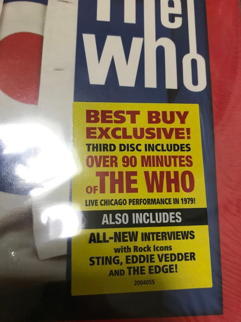 The Who 限定DVD,ロジャーダルトリーサイン入り