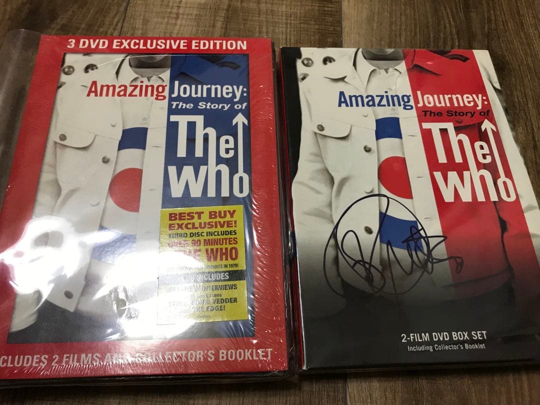 The Who 限定DVD,ロジャーダルトリーサイン入り