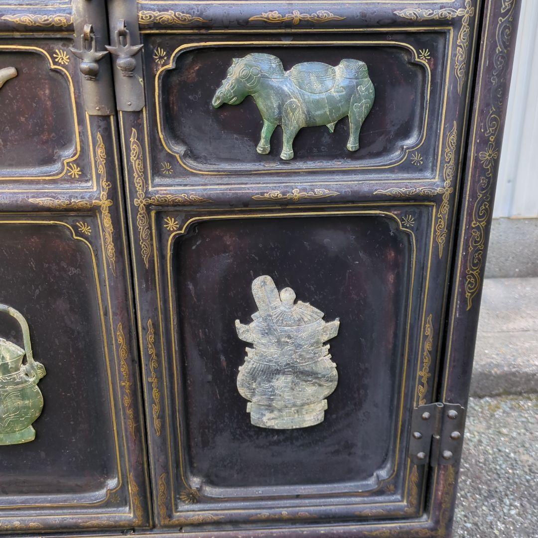 sonya 骨董 石細工 箪笥 中国古玩 飾り箪笥　ヴィンテー ジ