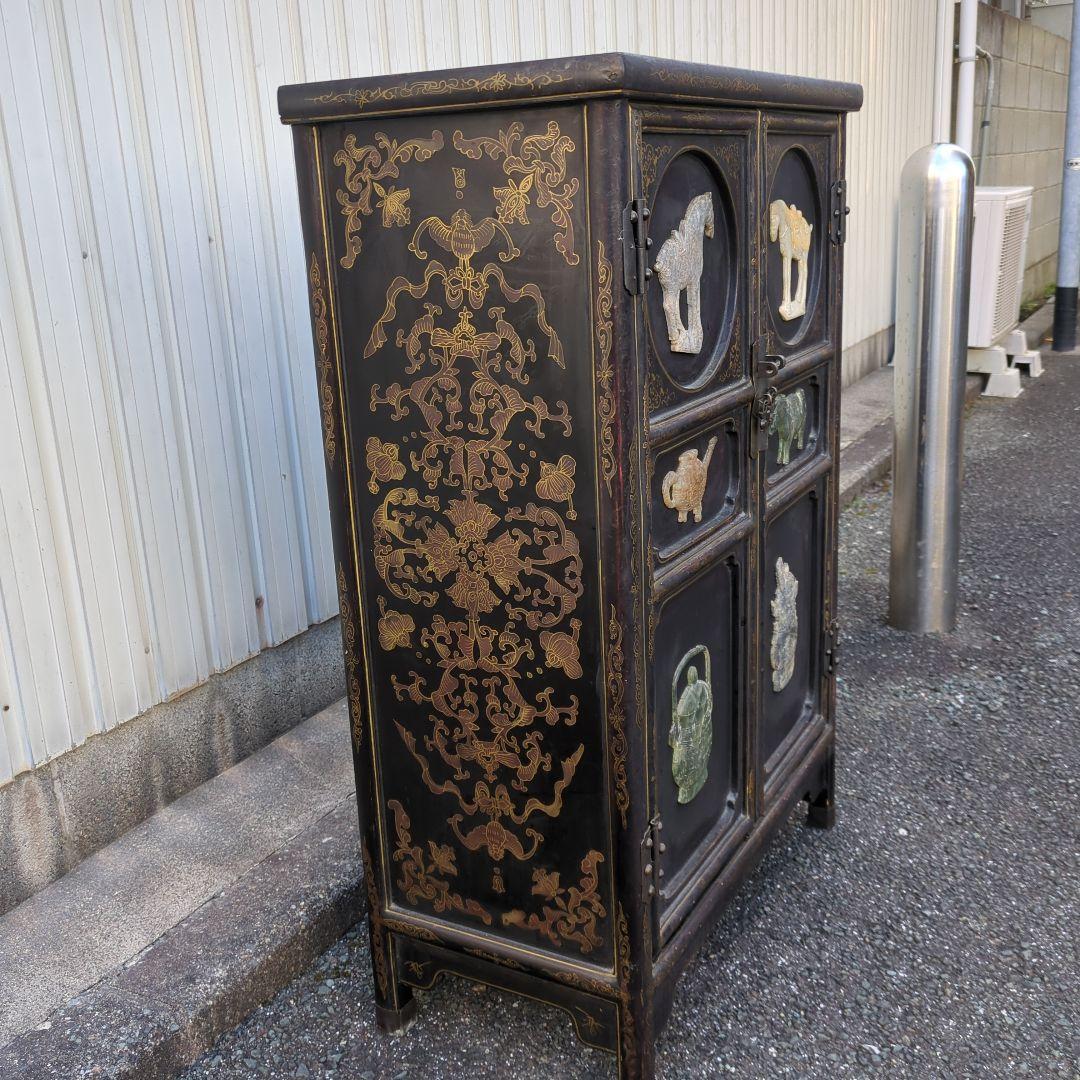 sonya 骨董 石細工 箪笥 中国古玩 飾り箪笥　ヴィンテー ジ