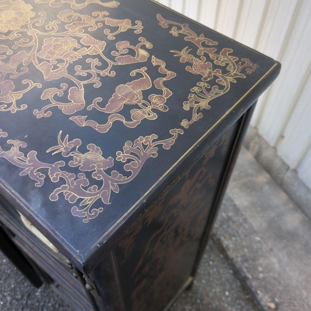 sonya 骨董 石細工 箪笥 中国古玩 飾り箪笥　ヴィンテー ジ