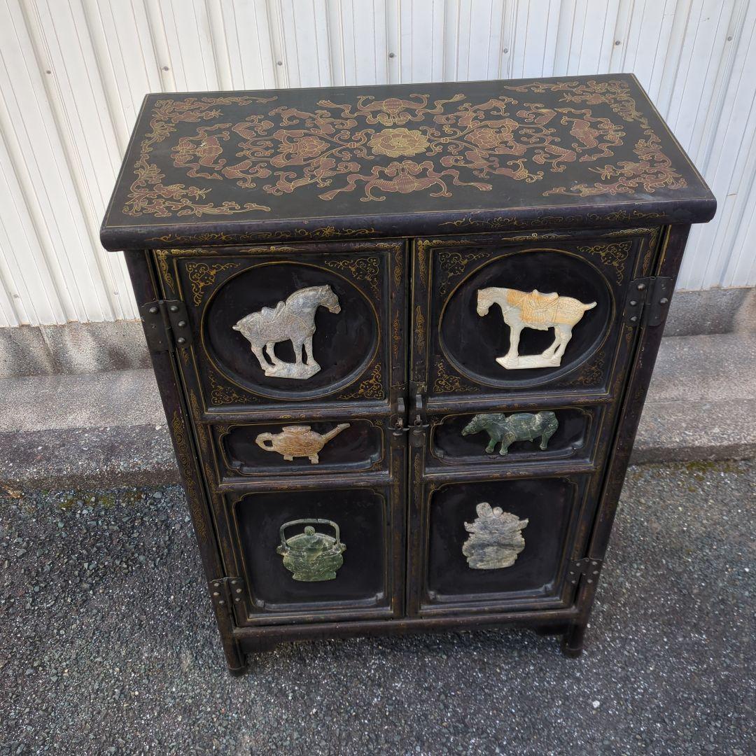 sonya 骨董 石細工 箪笥 中国古玩 飾り箪笥　ヴィンテー ジ