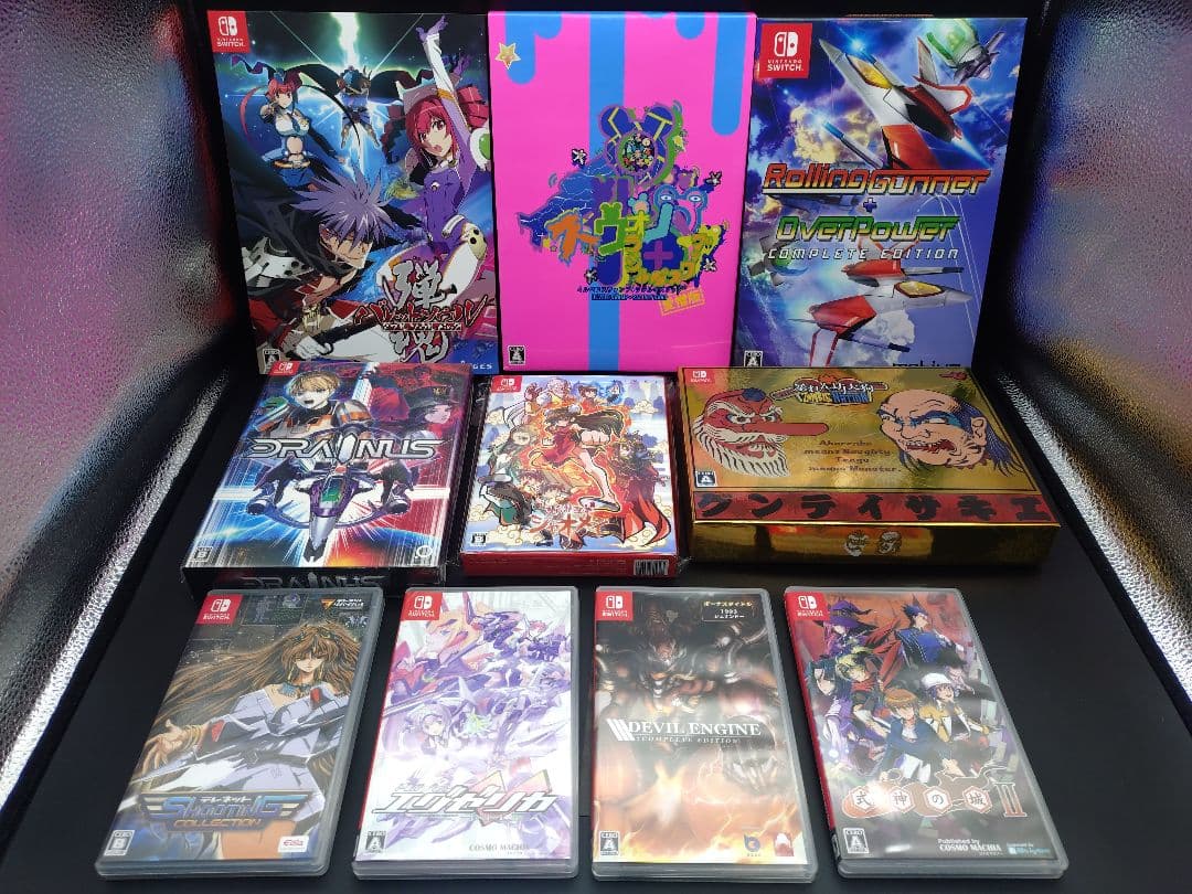 任天堂 switch バレットソウル、ラジルギ、ローリングガンナー、その他多数