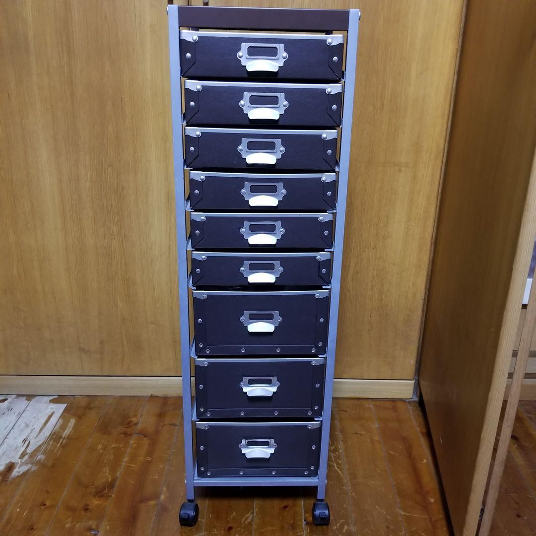 【週末限定価格！】キャスター付き　書類ケース　多段チェスト