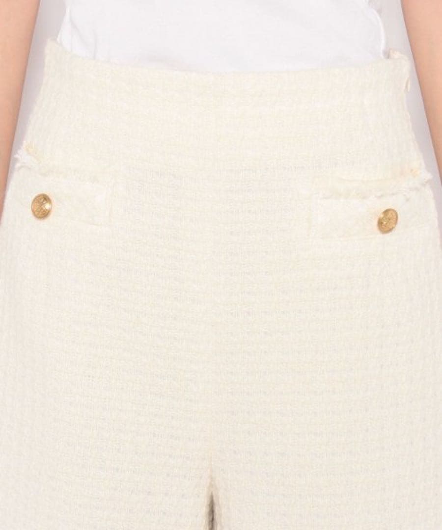 アルアバイル 柄編み ロービング ショートパンツ サイズ2