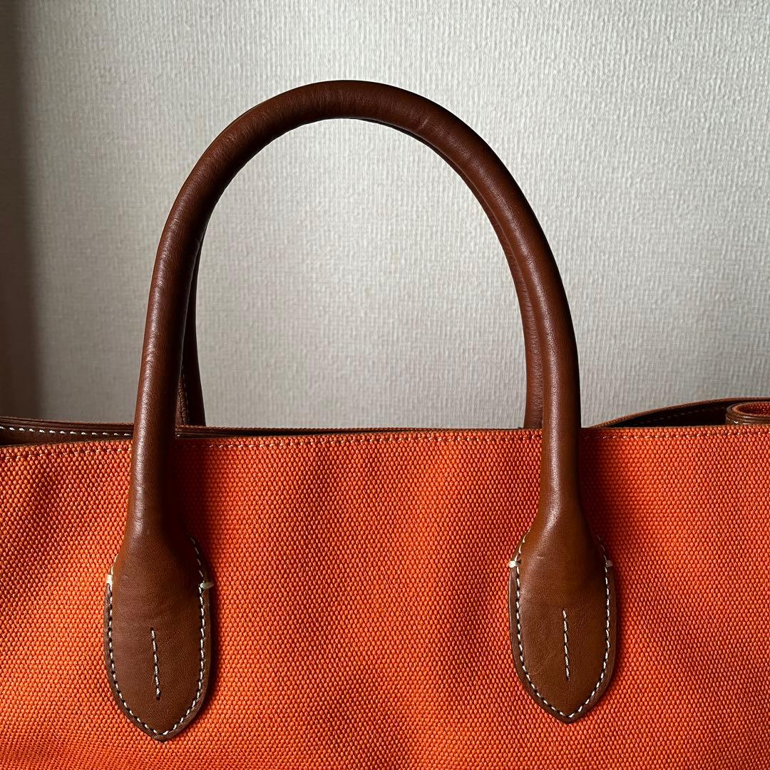 【未使用級！】RALPH LAUREN ラルフローレン キャンバス ハンドバッグ