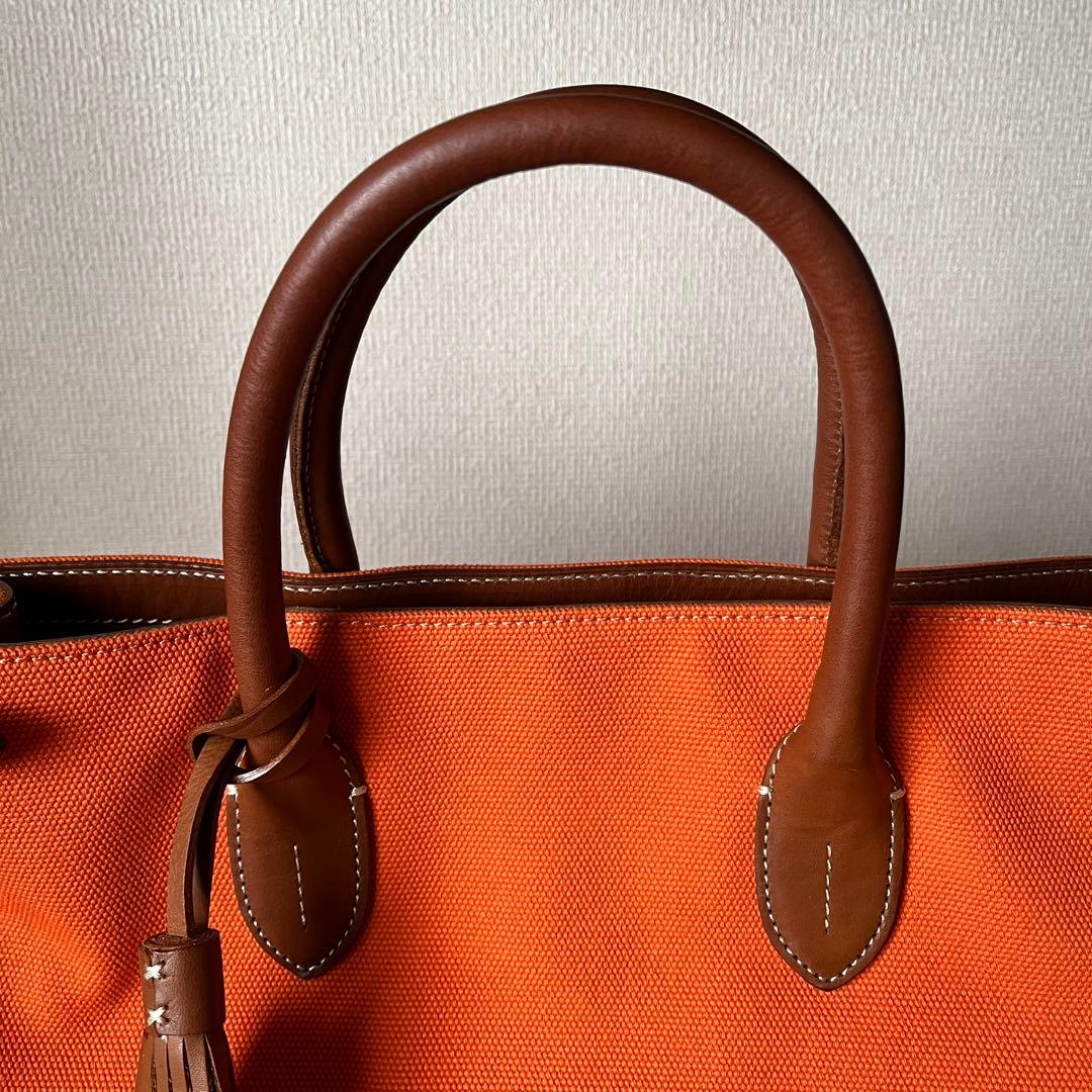 【未使用級！】RALPH LAUREN ラルフローレン キャンバス ハンドバッグ