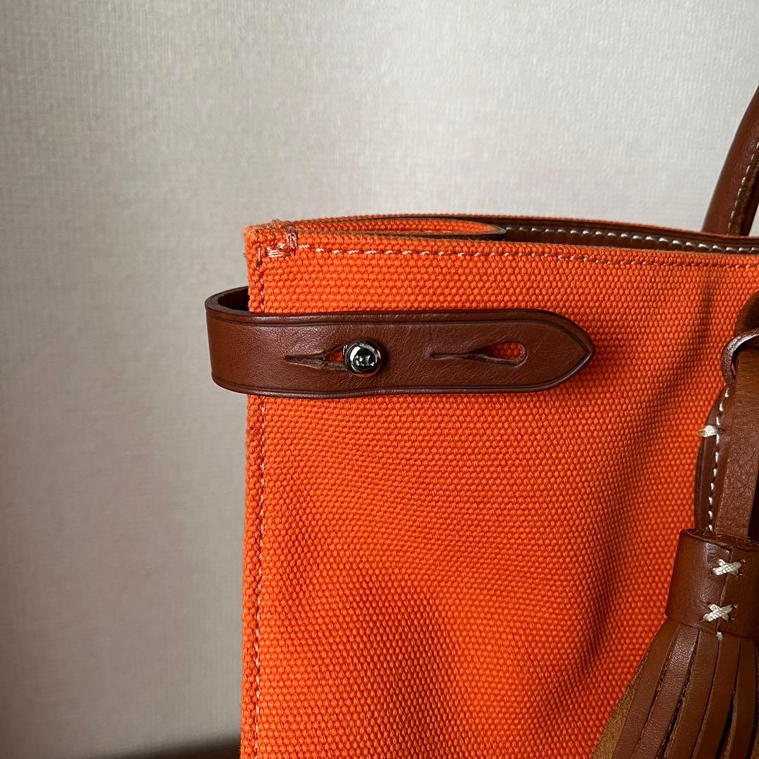 【未使用級！】RALPH LAUREN ラルフローレン キャンバス ハンドバッグ