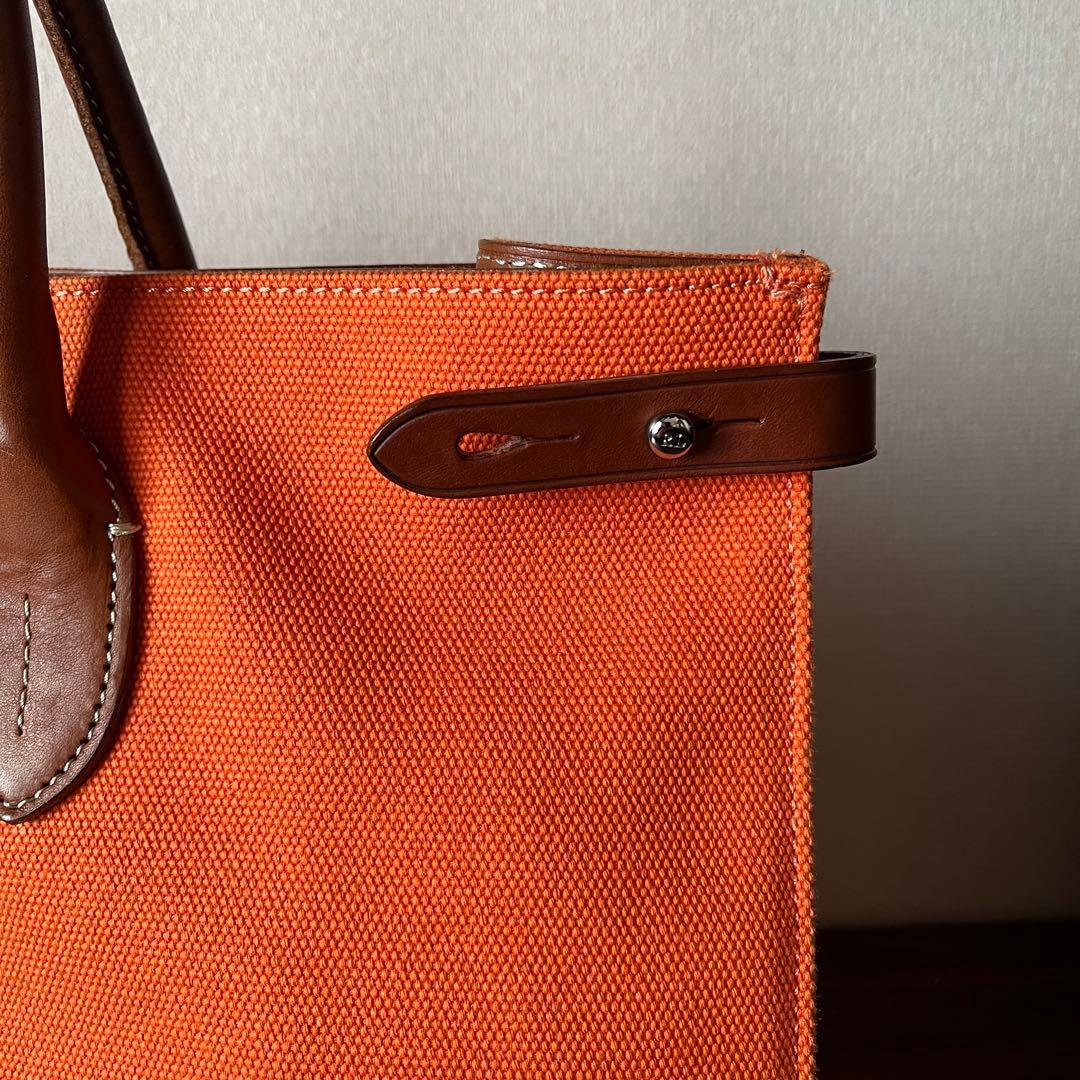 【未使用級！】RALPH LAUREN ラルフローレン キャンバス ハンドバッグ