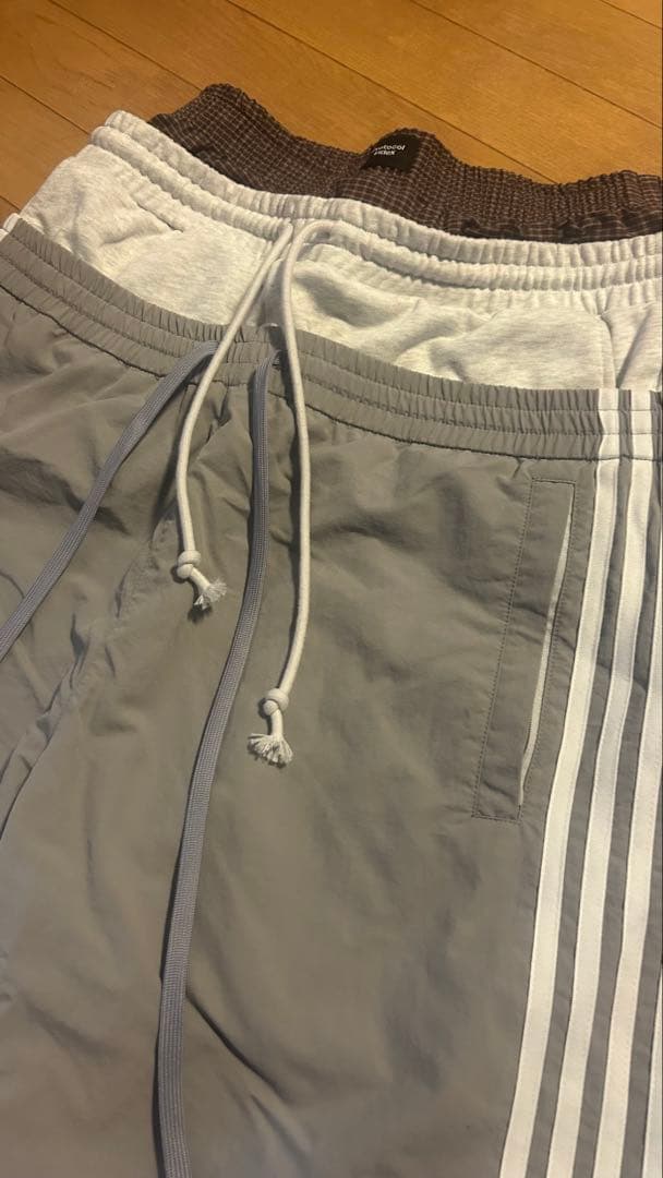 パンツ Protocol Index 3 LAYERED TRACK PANTS GRY