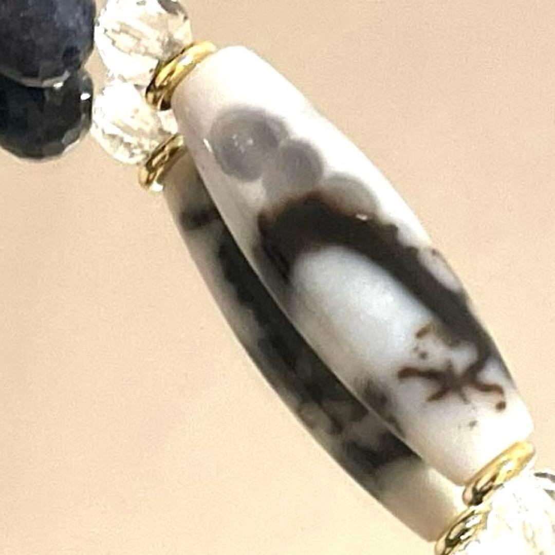 売約済み【白皇帝龍神天珠五本爪】龍背宝珠 × サファイア ✨￼ 飛龍在天