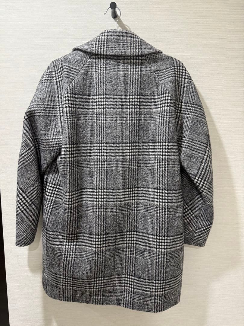 美品✨TOMORROWLAND ブロークングレンチェック ダブルブレストコート