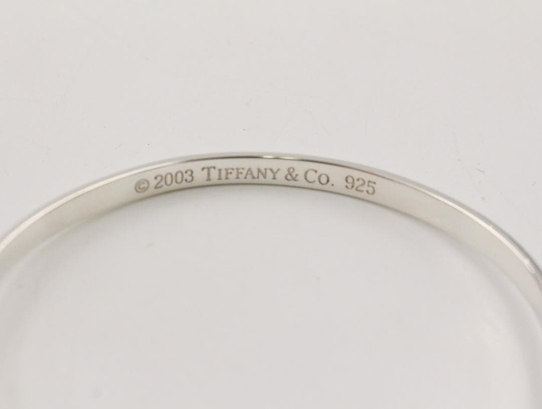 Tiffany & Co. シルバーバングル 専用ポーチ付き