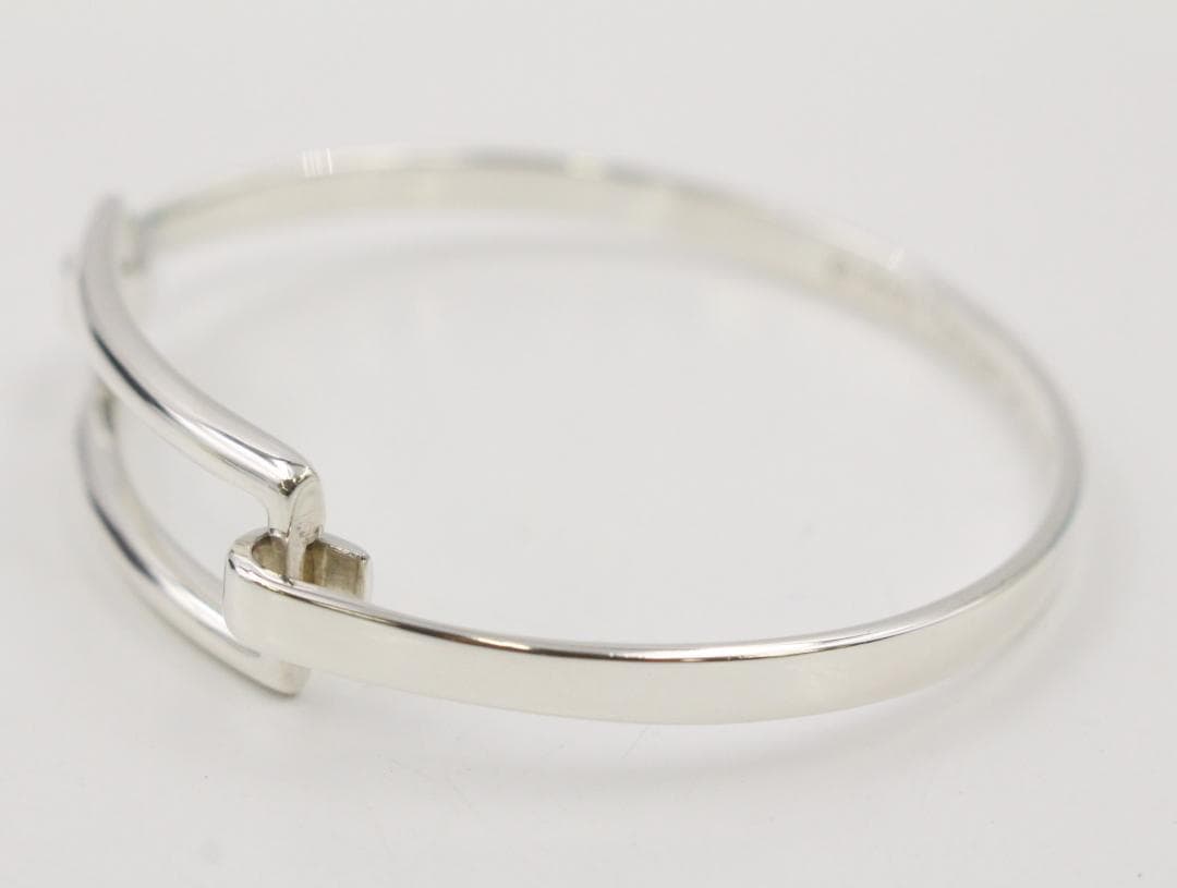 Tiffany & Co. シルバーバングル 専用ポーチ付き