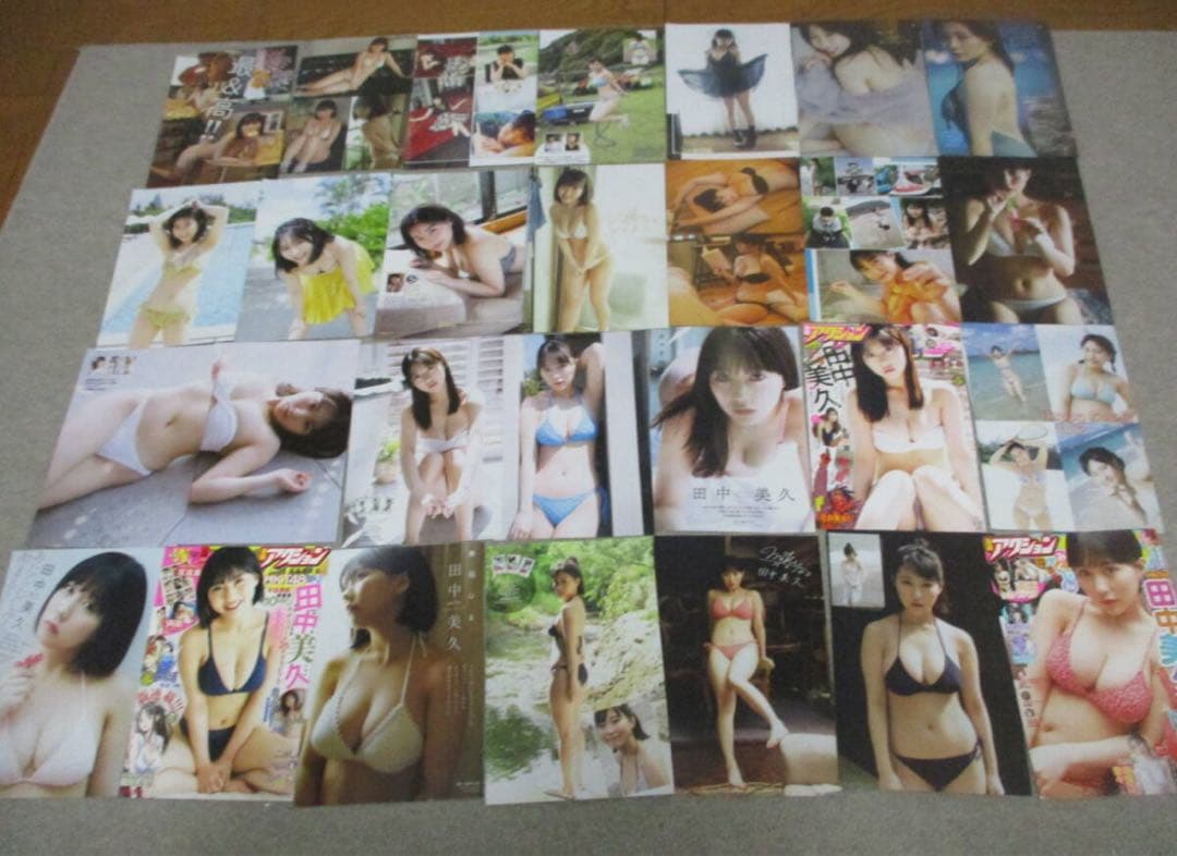 田中美久・切り抜き４１０ページ　大ポスター３枚ＤＶＤ４枚クリアファイル９冊子４冊