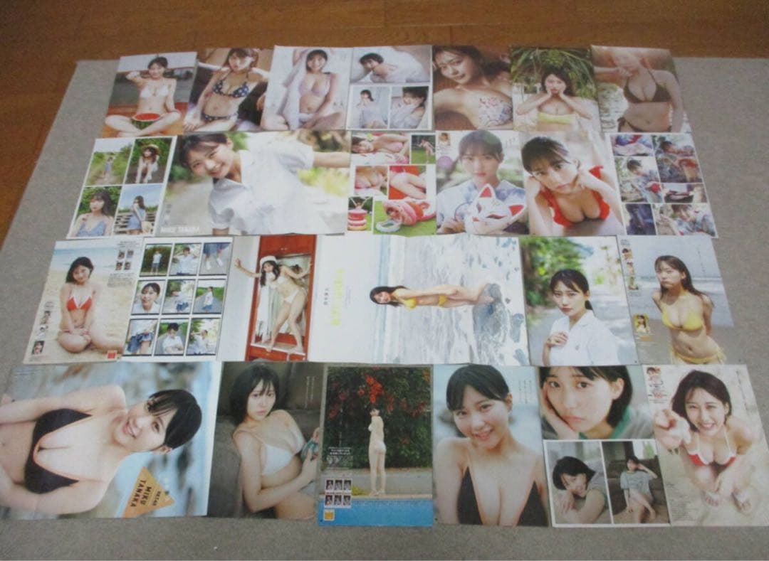 田中美久・切り抜き４１０ページ　大ポスター３枚ＤＶＤ４枚クリアファイル９冊子４冊