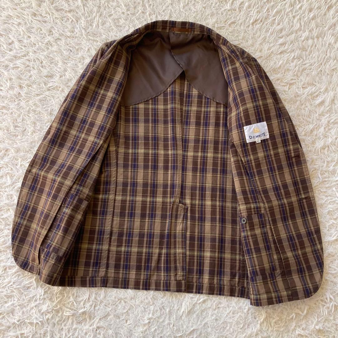 D.C.WHITE ディーシーホワイト テーラードジャケット 48 L 段返り