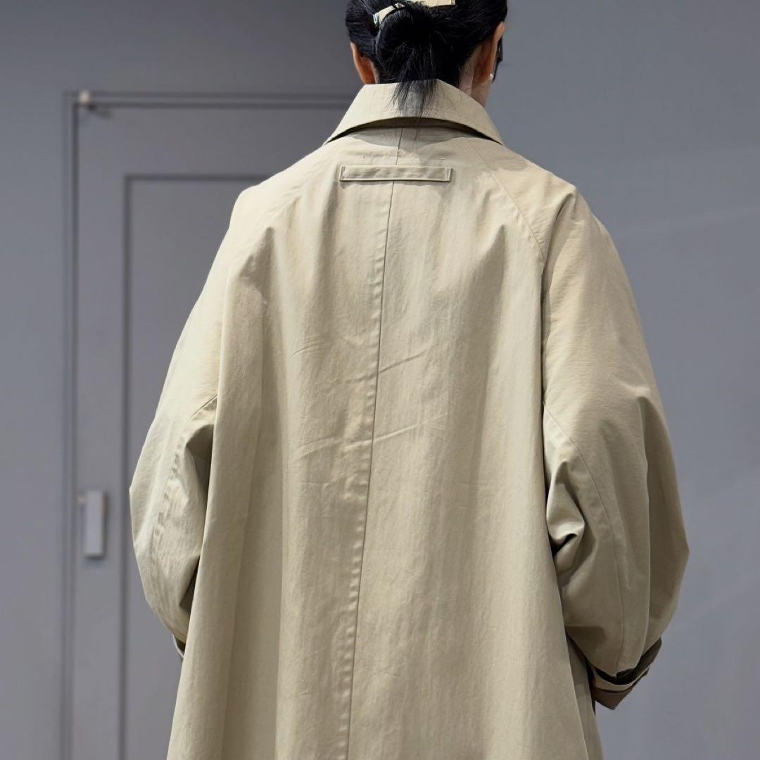 ONEfifth ワンフィフス　ステンカラーコート　ベージュ　サイズ3