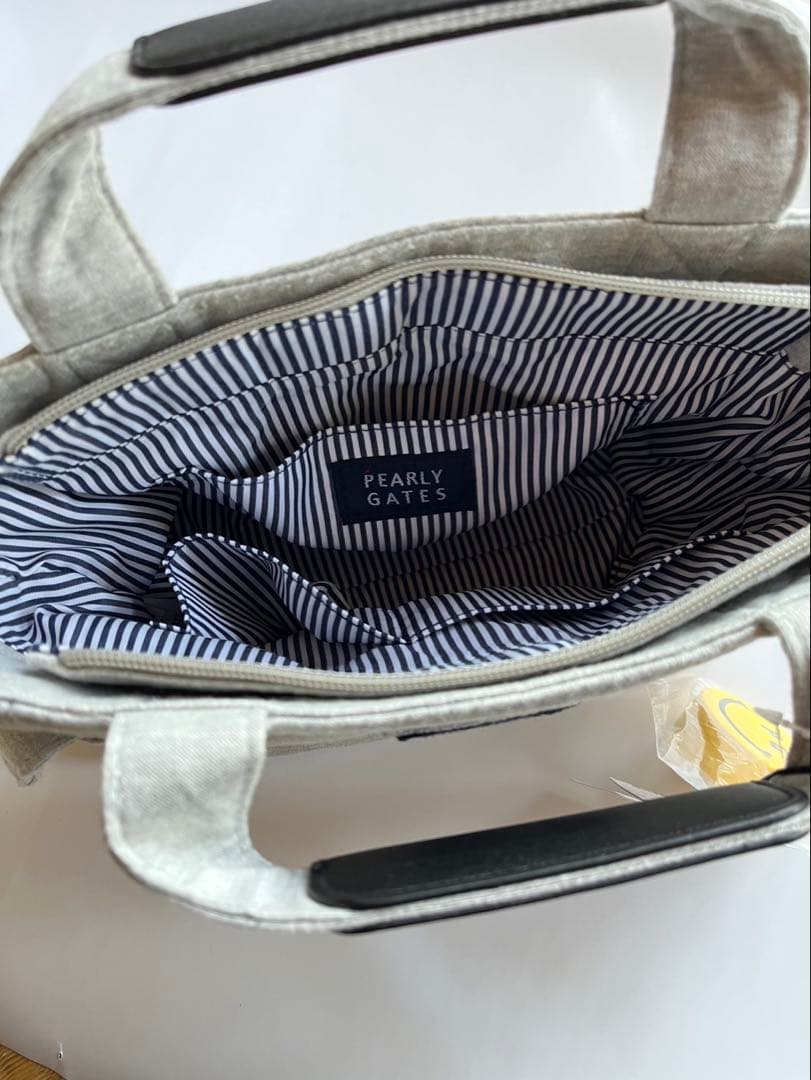 PEARLY GATES グレー トートバッグ