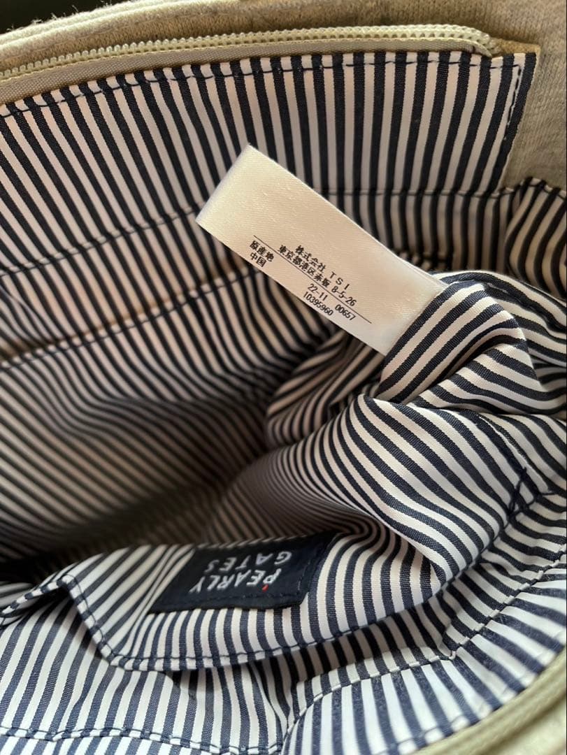 PEARLY GATES グレー トートバッグ