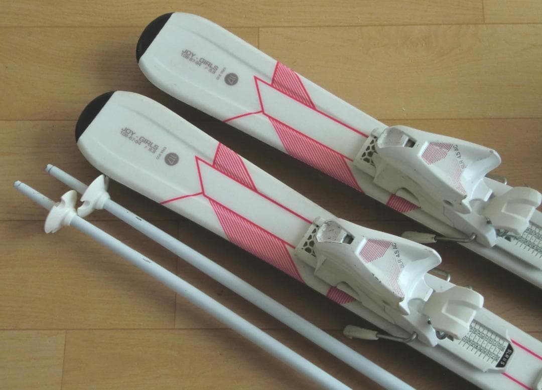 ■■送料無料■HEAD■子供用スキー4点セット■板117/靴22.5■WAX済■