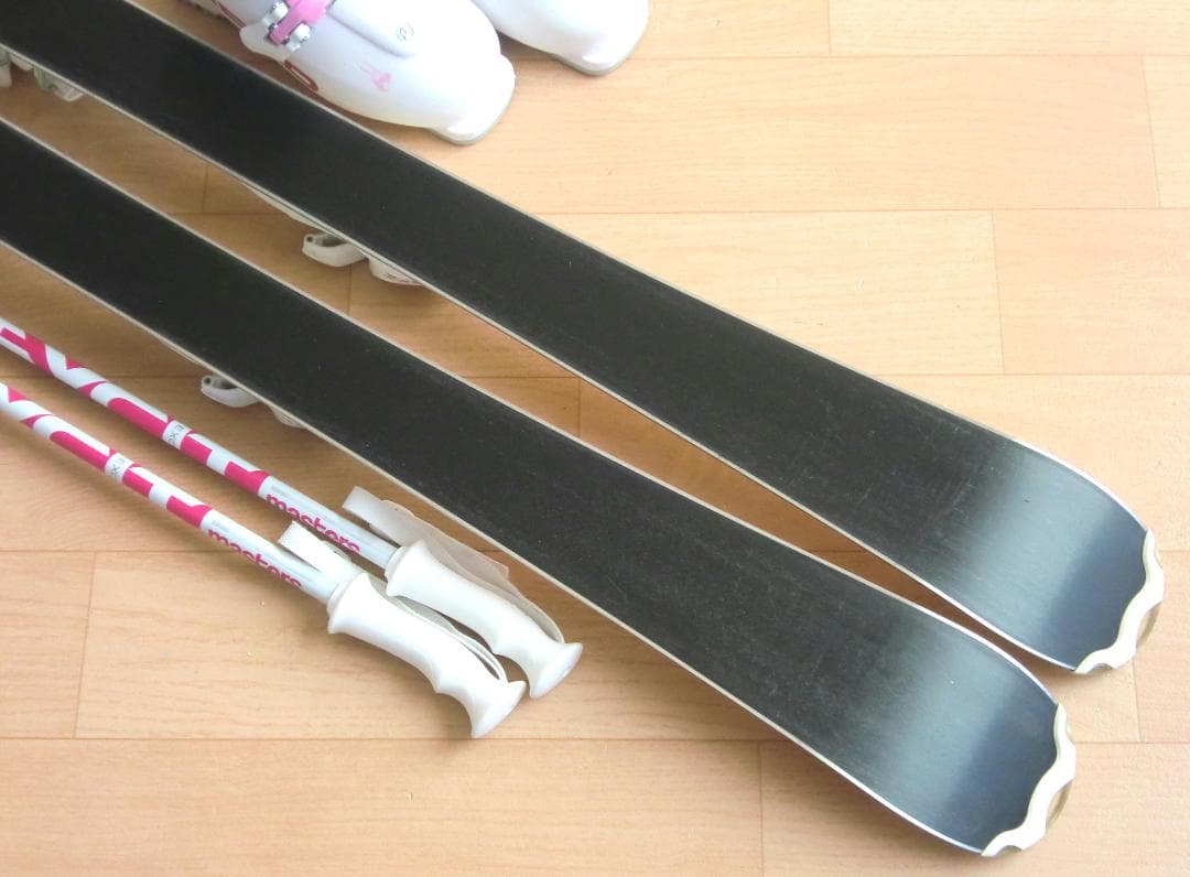 ■■送料無料■HEAD■子供用スキー4点セット■板117/靴22.5■WAX済■