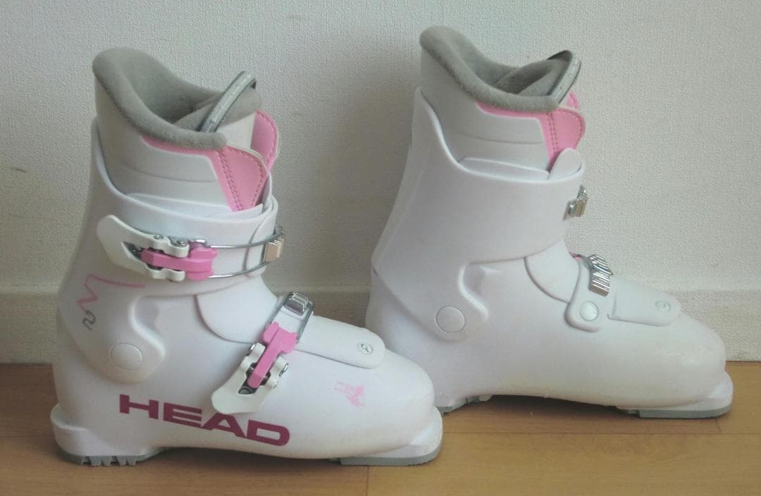 ■■送料無料■HEAD■子供用スキー4点セット■板117/靴22.5■WAX済■