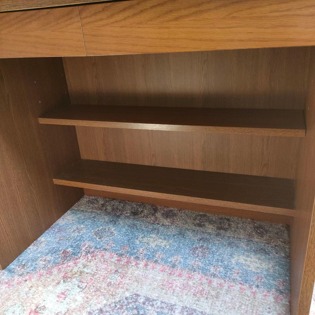 小島工芸 ライティングデスク オーク材 欧スタイル