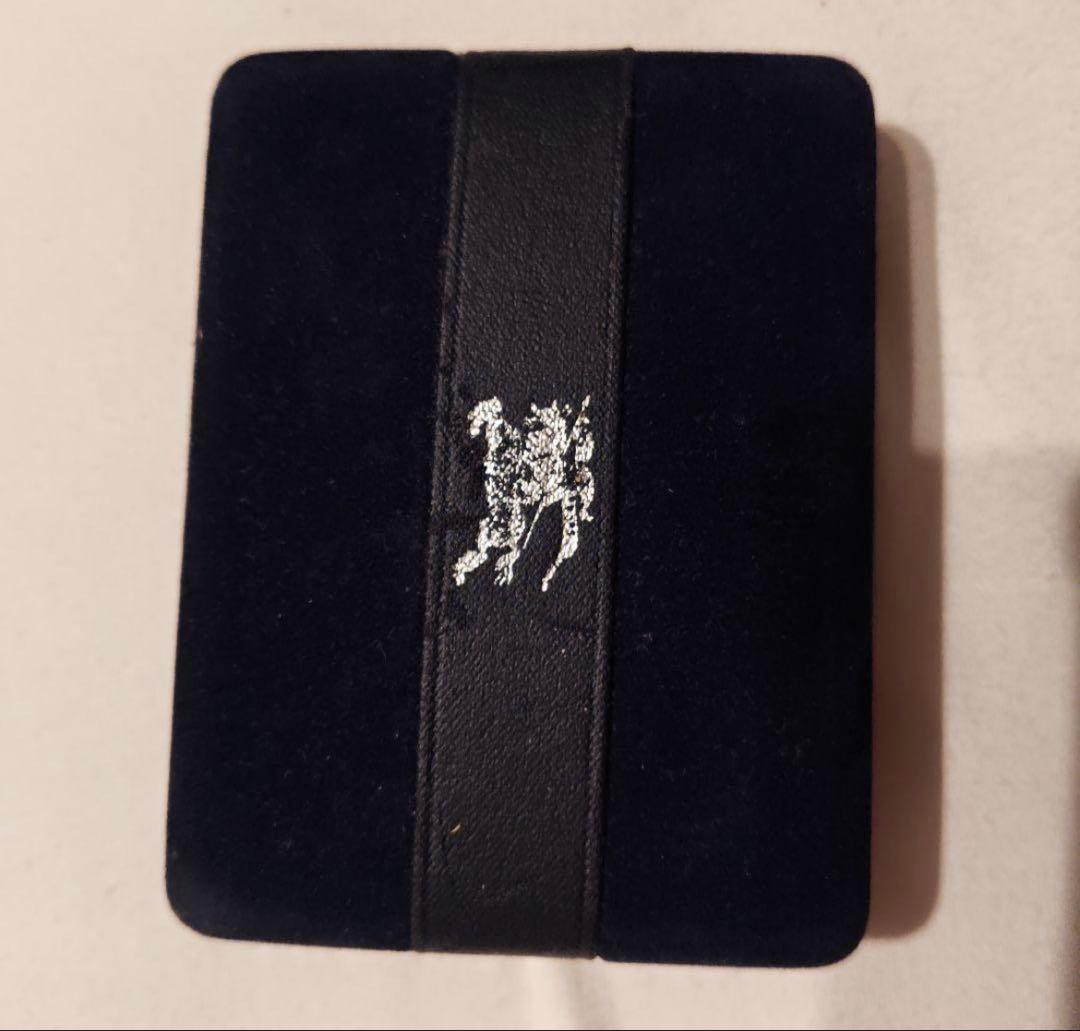 Burberry カフリンクスセット シルバー/ブラック