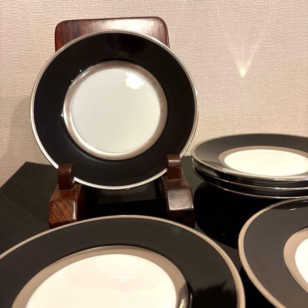 [アウガルテン] 手描き デザートプレート6枚