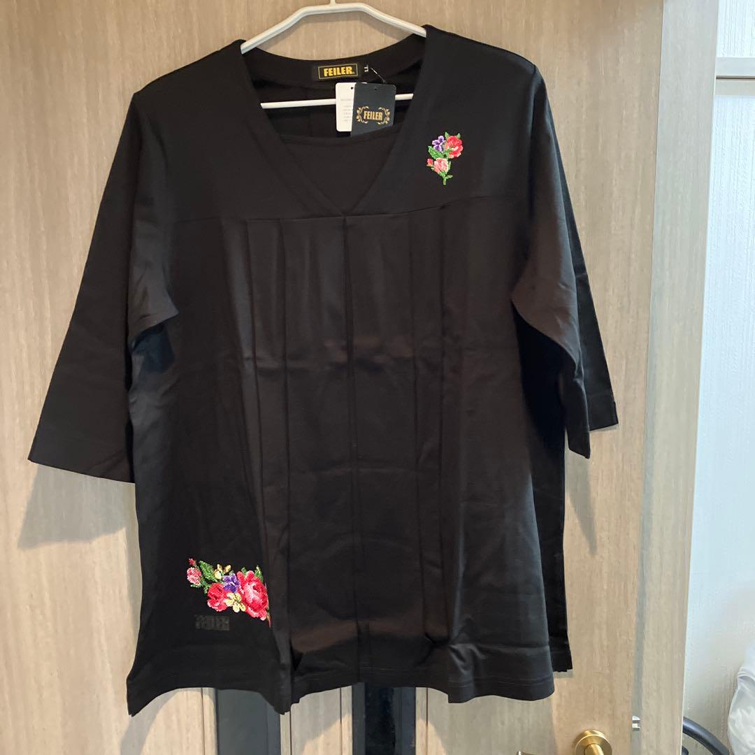 フェイラー　チュニック　新品未使用タグ付き　ブラック　希少サイズL L