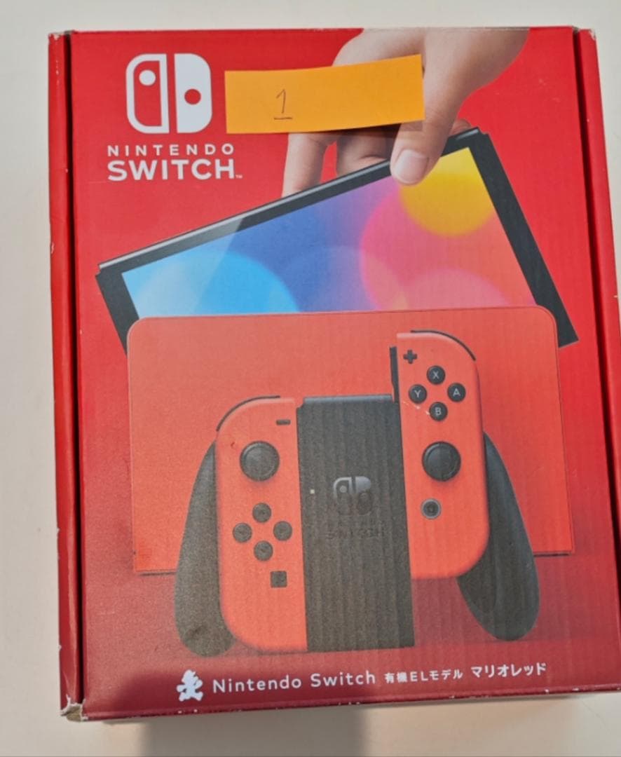 【新品未開封】1 Nintendo Switch 有機ELモデル 外箱破損有