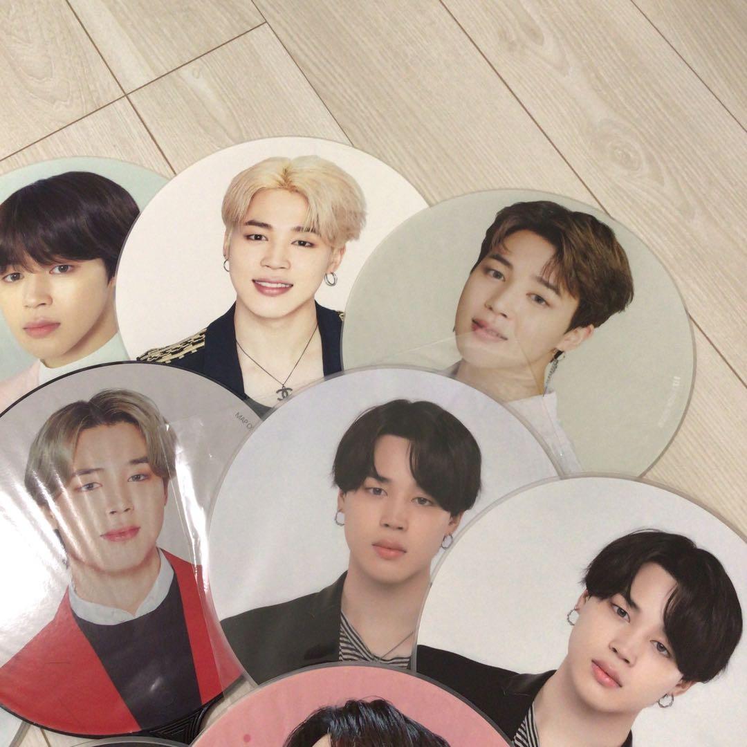 BTS ジミン　うちわ　まとめ売り　セット　LYS SYS MOS マスター